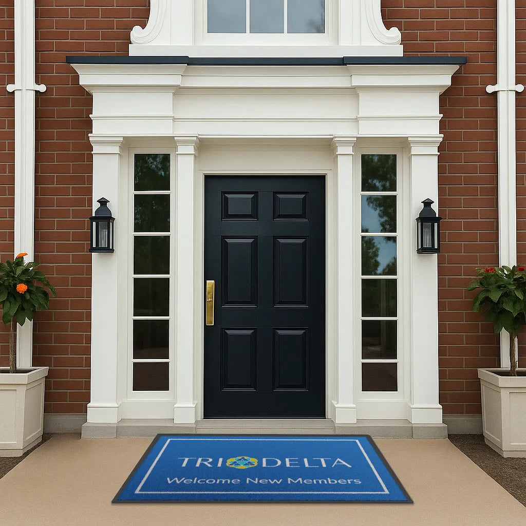 Delta Delta Delta "New Members" Mat (4' x 6')