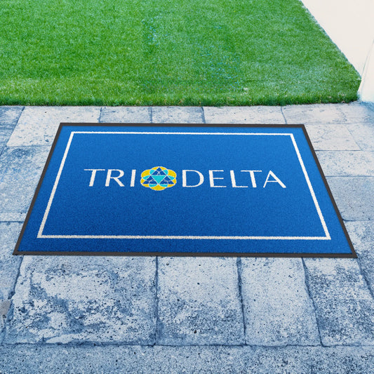 Delta Delta Delta "Spirit" Mat (2' x 3')