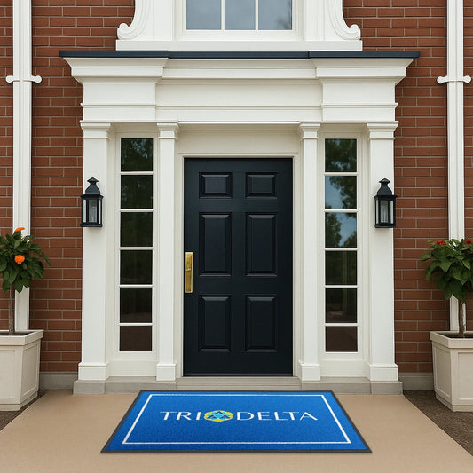 Delta Delta Delta "Spirit" Mat (4' x 6')