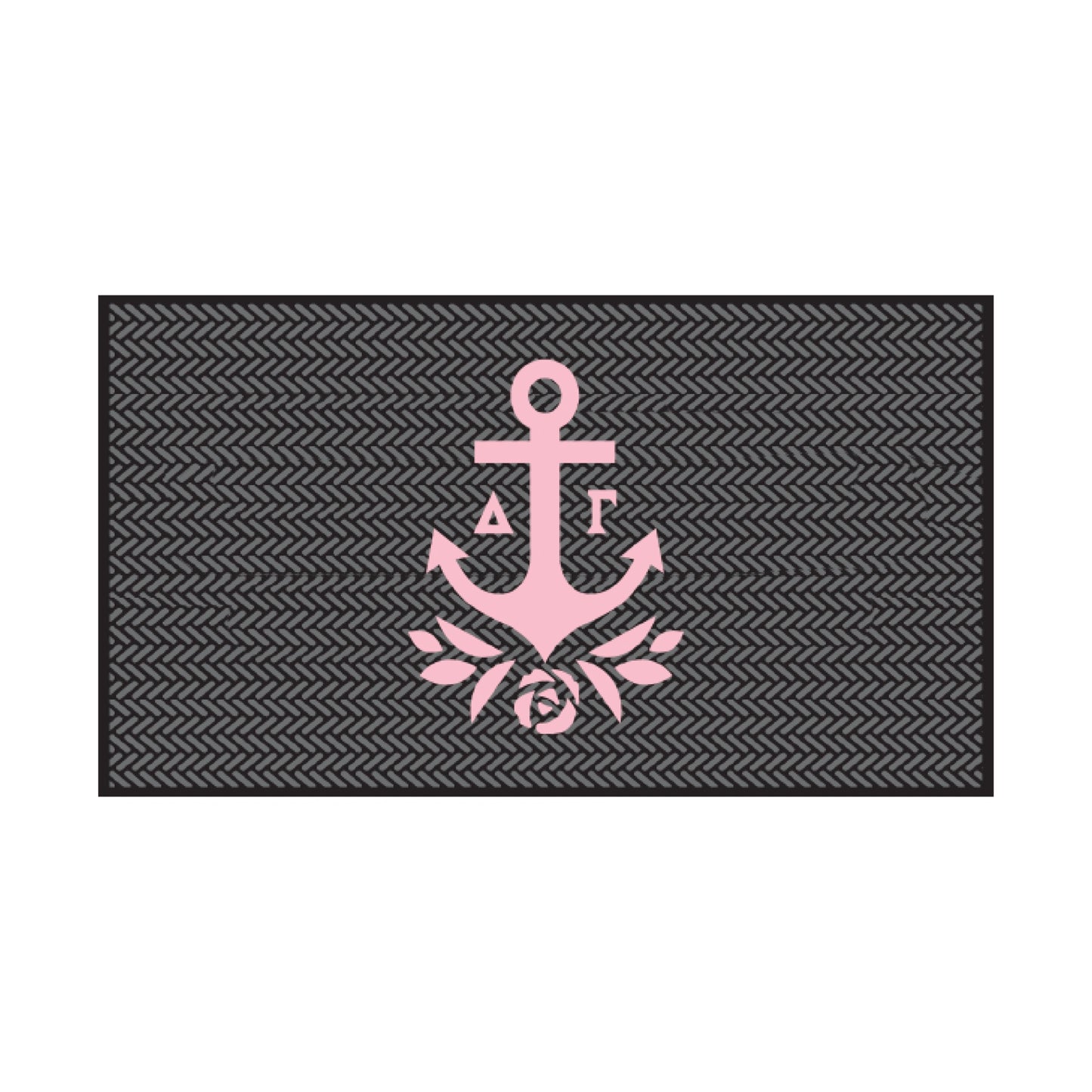 Delta Gamma Scraper Mat- Crest