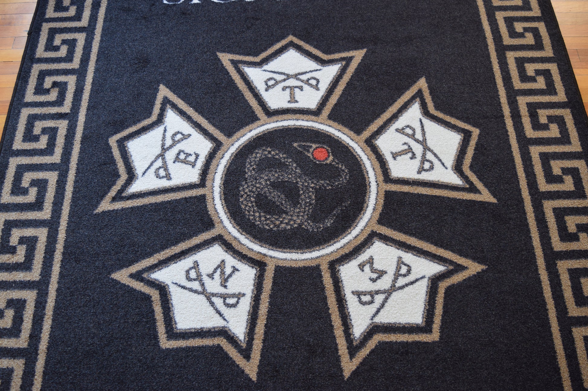 Sigma Nu "Spirit" Rug (3'10" x 5'4") - Greek-Rugs.com