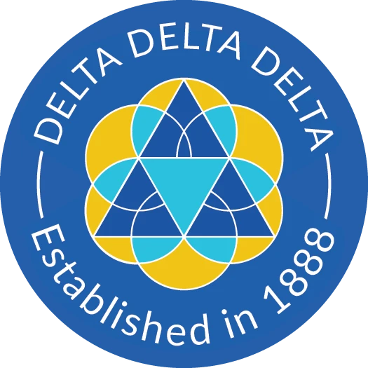 Delta Delta Delta Coaster Set (8 Coasters)
