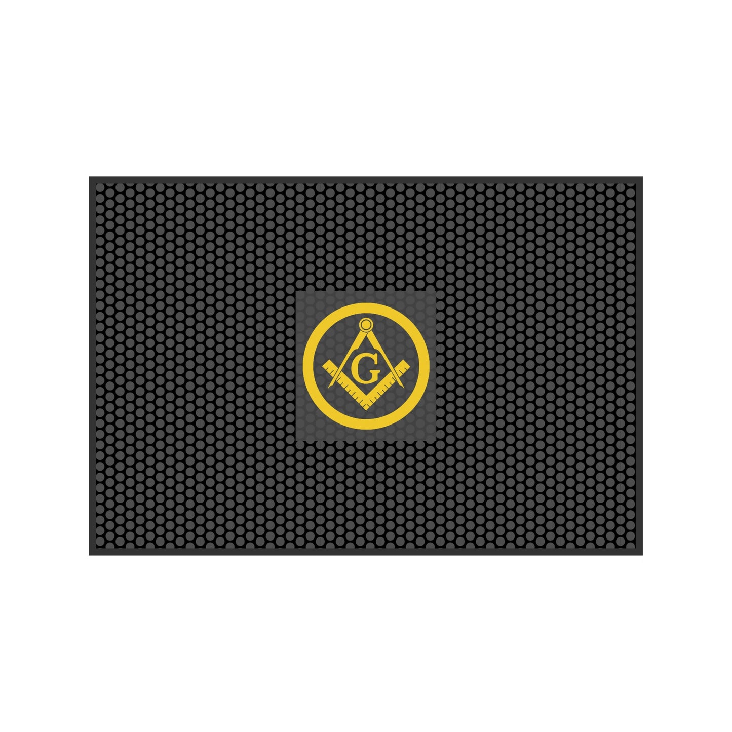 Freemason Scraper Mat- Square & Compass