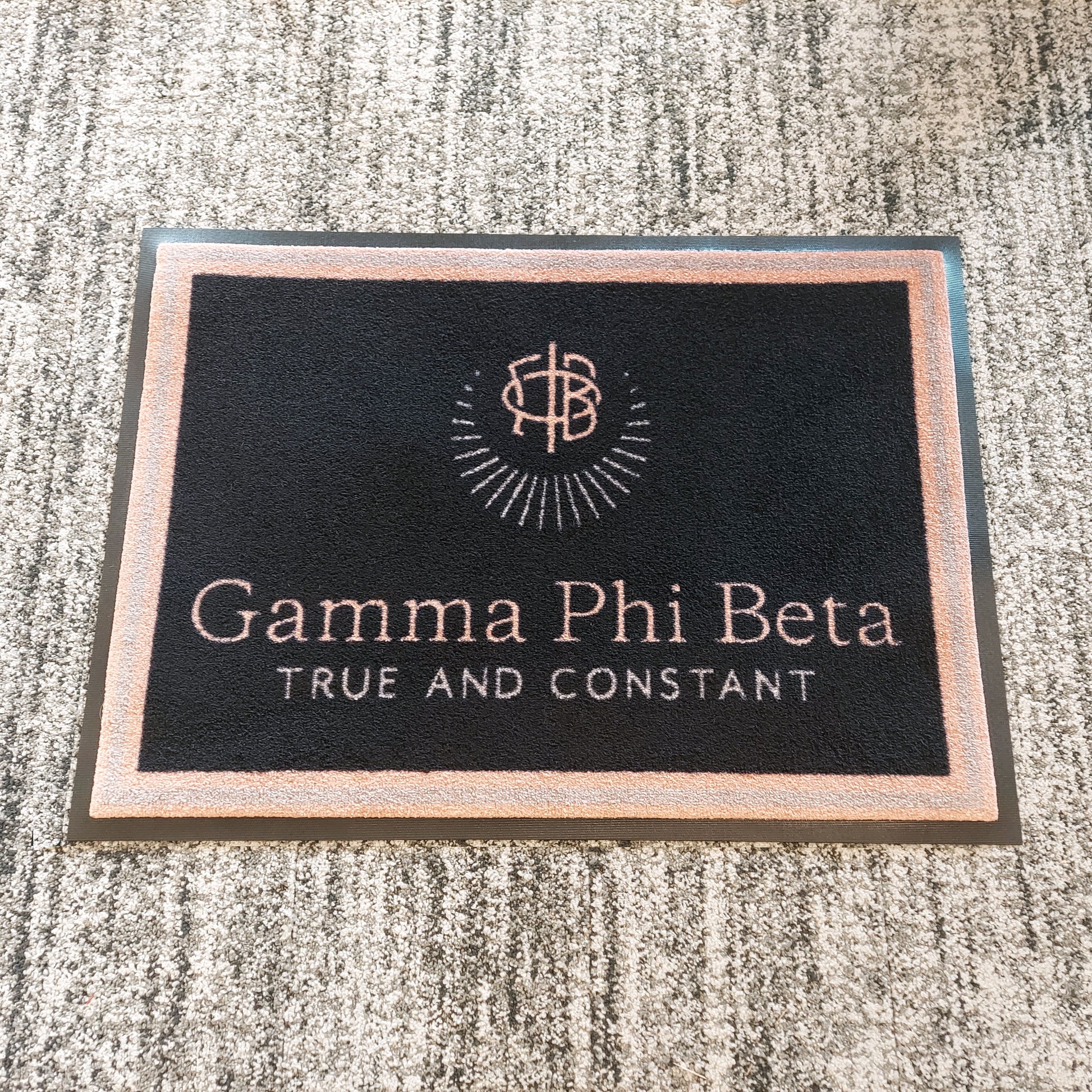 Gamma Phi Beta "Spirit" Mat (2' x 3') - Greek-Rugs.com