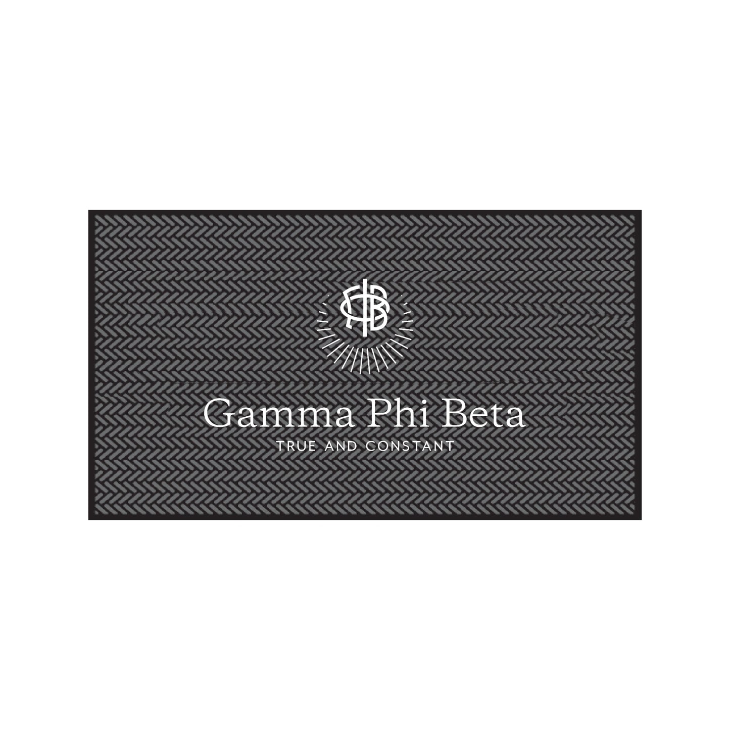 Gamma Phi Beta Shoe Scraper Mat- Spirit
