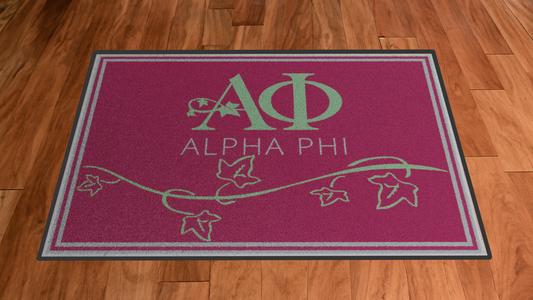 Alpha Phi "Growth" Mat (3' x 4')