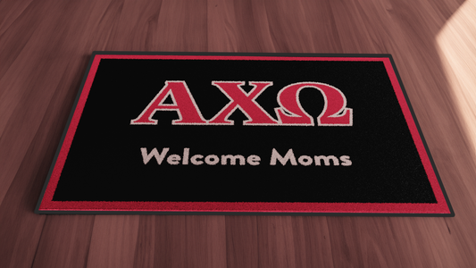 Alpha Chi Omega "Moms" Mat (4' x 6') - Greek-Rugs.com