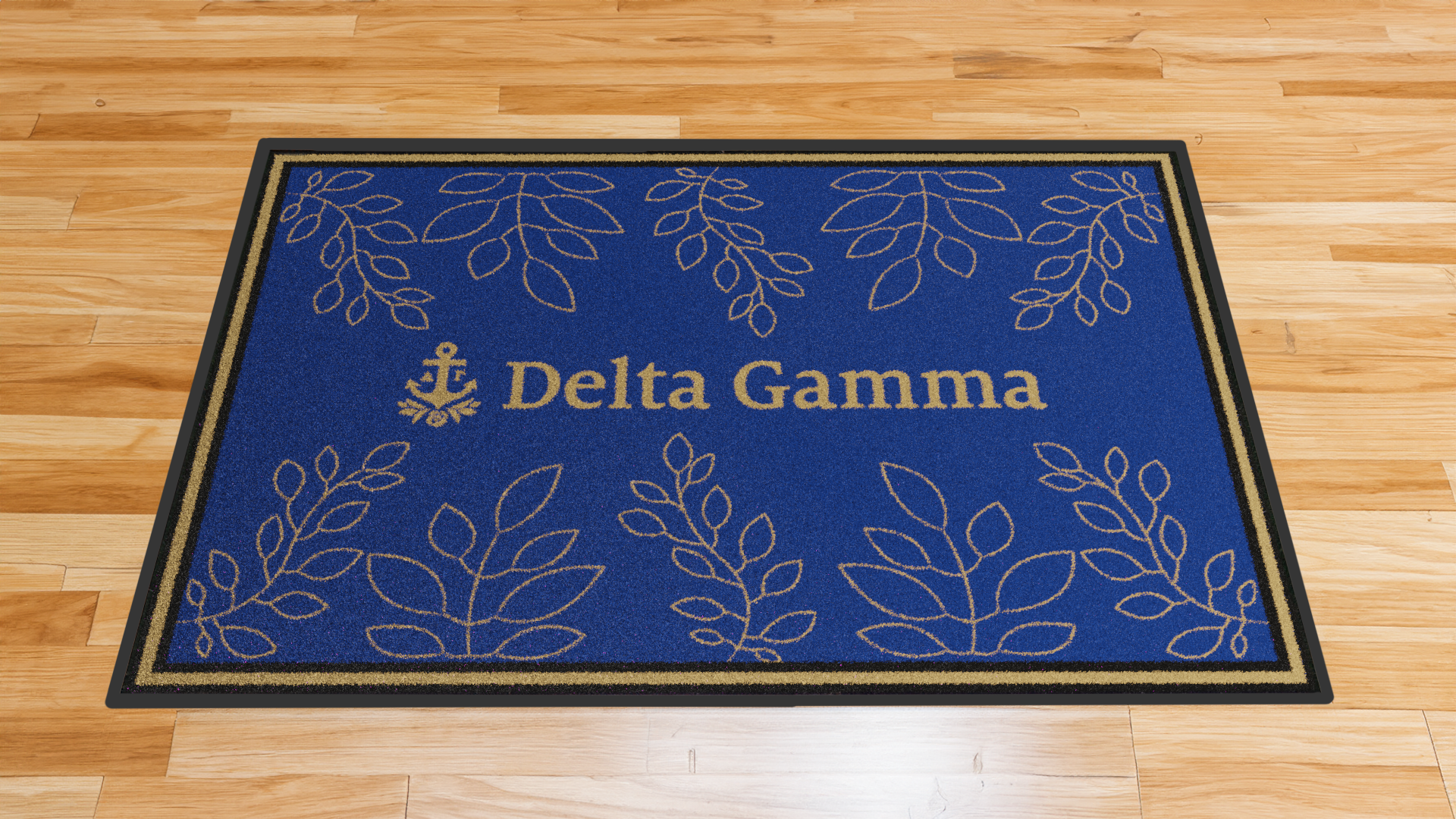 Delta Gamma "Growth" Mat (2' x 3') - Greek-Rugs.com
