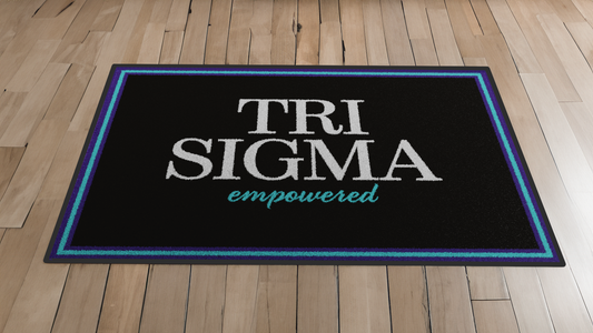 Sigma Sigma Sigma "Spirit" Mat (3' x 4')