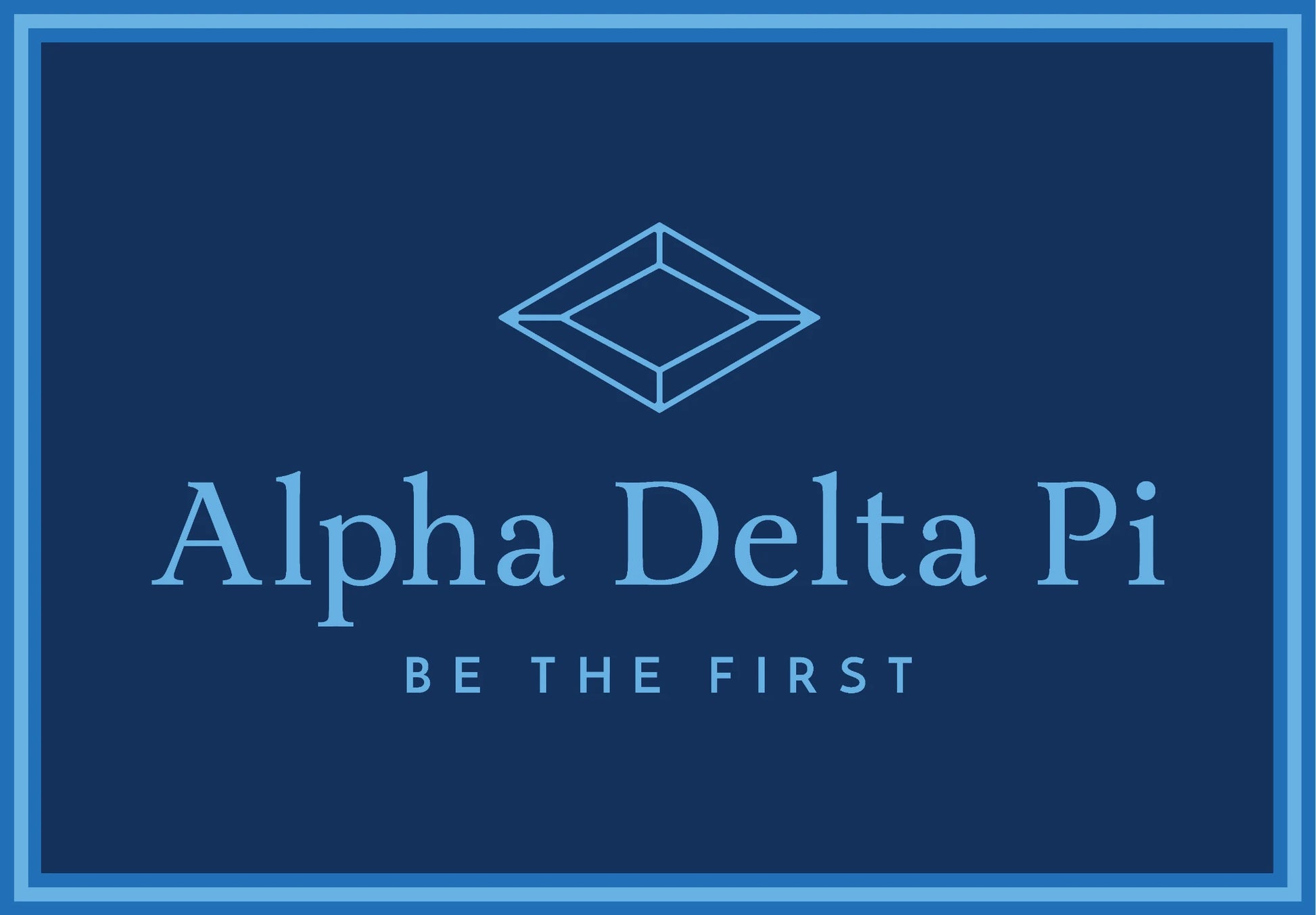 Alpha Delta Pi "Spirit" Mat (2' x 3') - Greek-Rugs.com