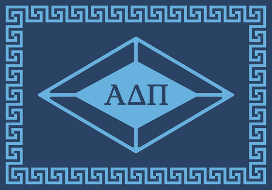 Alpha Delta Pi "Diamond" Rug (4'x5') - Greek-Rugs.com