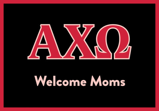 Alpha Chi Omega "Moms" Mat (4' x 6') - Greek-Rugs.com