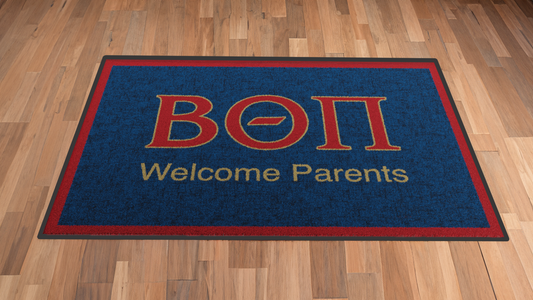 Beta Theta Pi "Parents" Mat (4' x 6') - Greek-Rugs.com