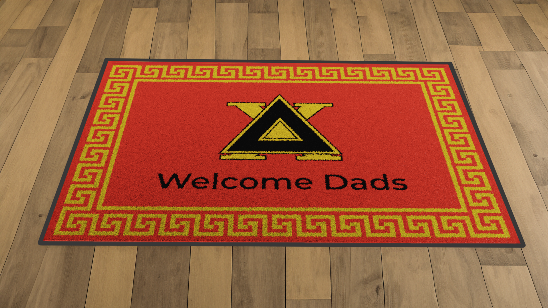 Delta Chi "Dads" Mat (4' x 6') - Greek-Rugs.com