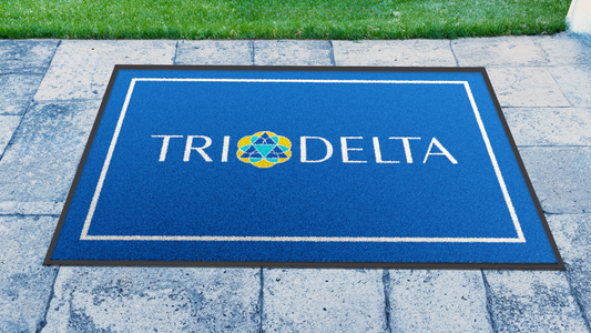 Delta Delta Delta "Spirit" Mat (4' x 6')