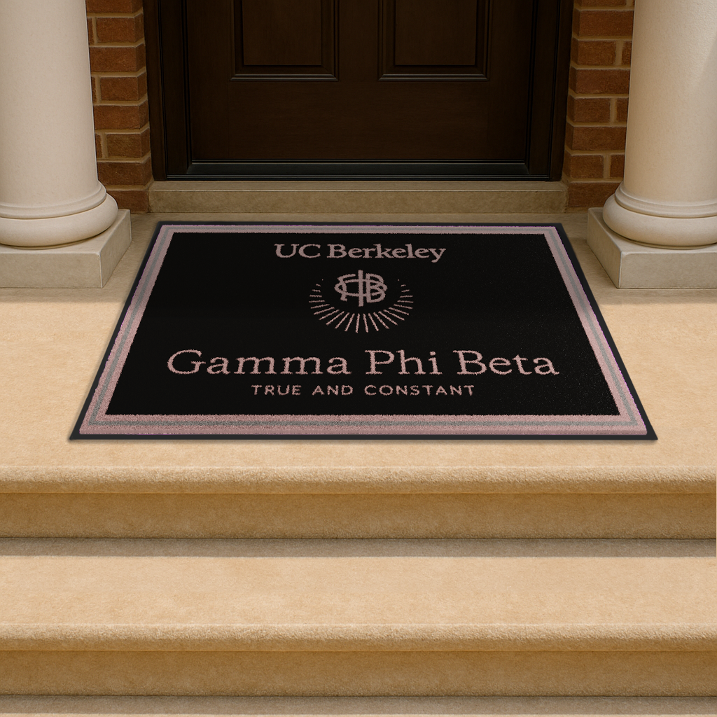 Gamma Phi Beta "UC Berkeley" Mat (4' x 6')