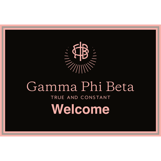 Gamma Phi Beta Mat- Welcome