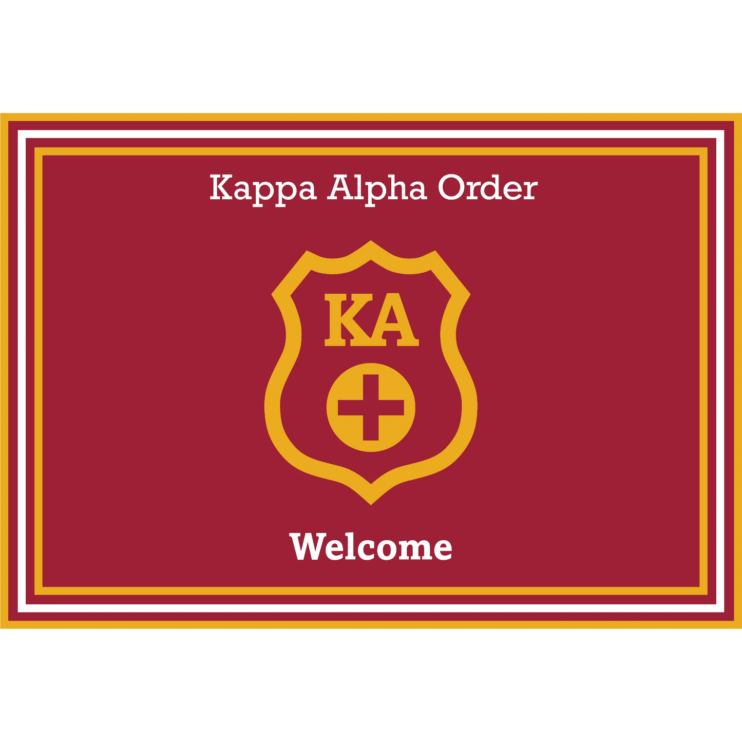 Kappa Alpha Order Mat- Welcome
