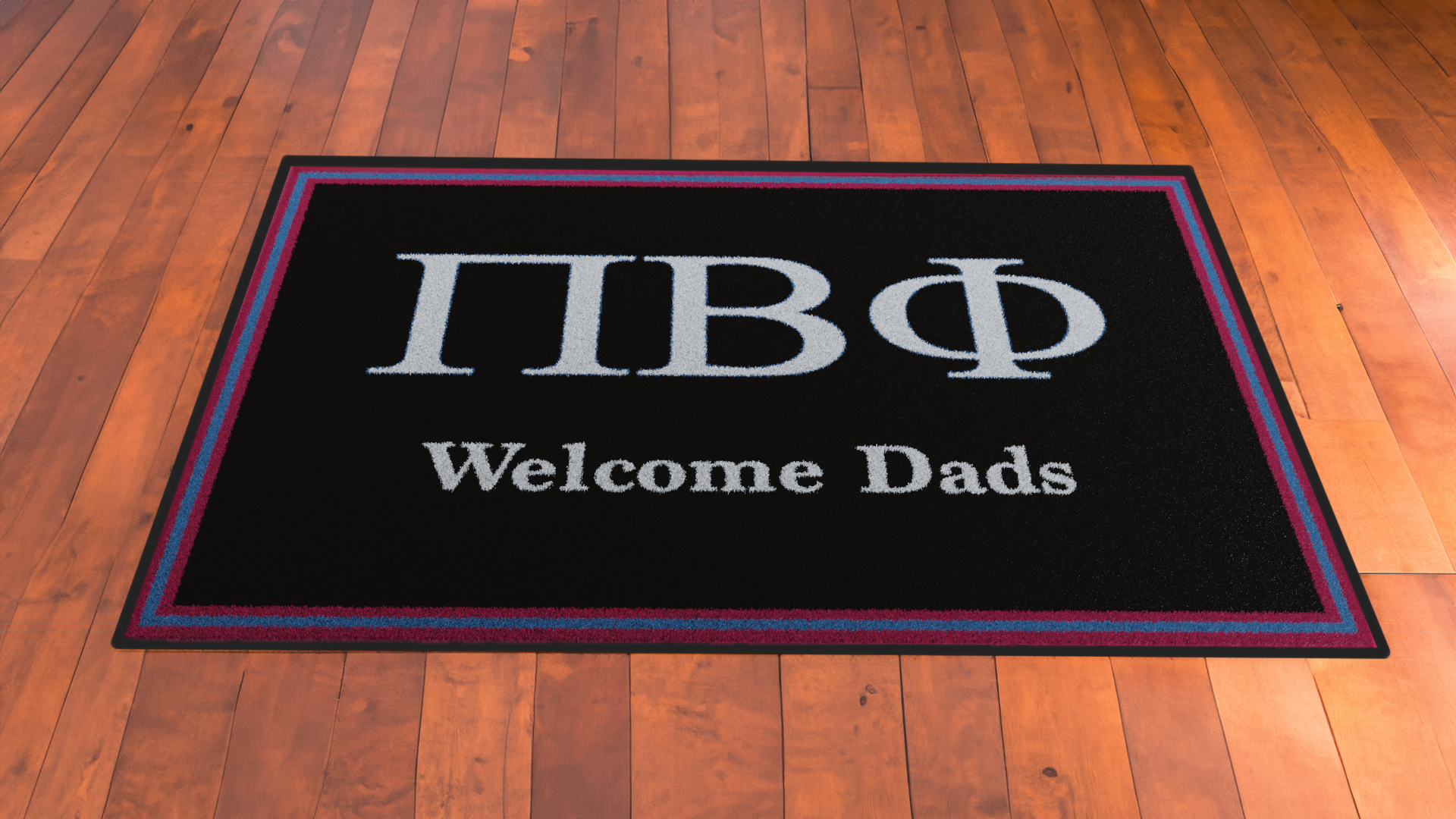 Pi Beta Phi "Dads" Mat (4' x 6') - Greek-Rugs.com