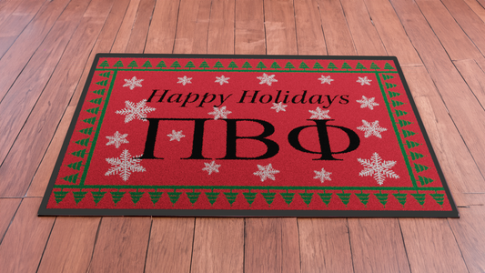 Pi Beta Phi "Holidays" Mat (4' x 6')