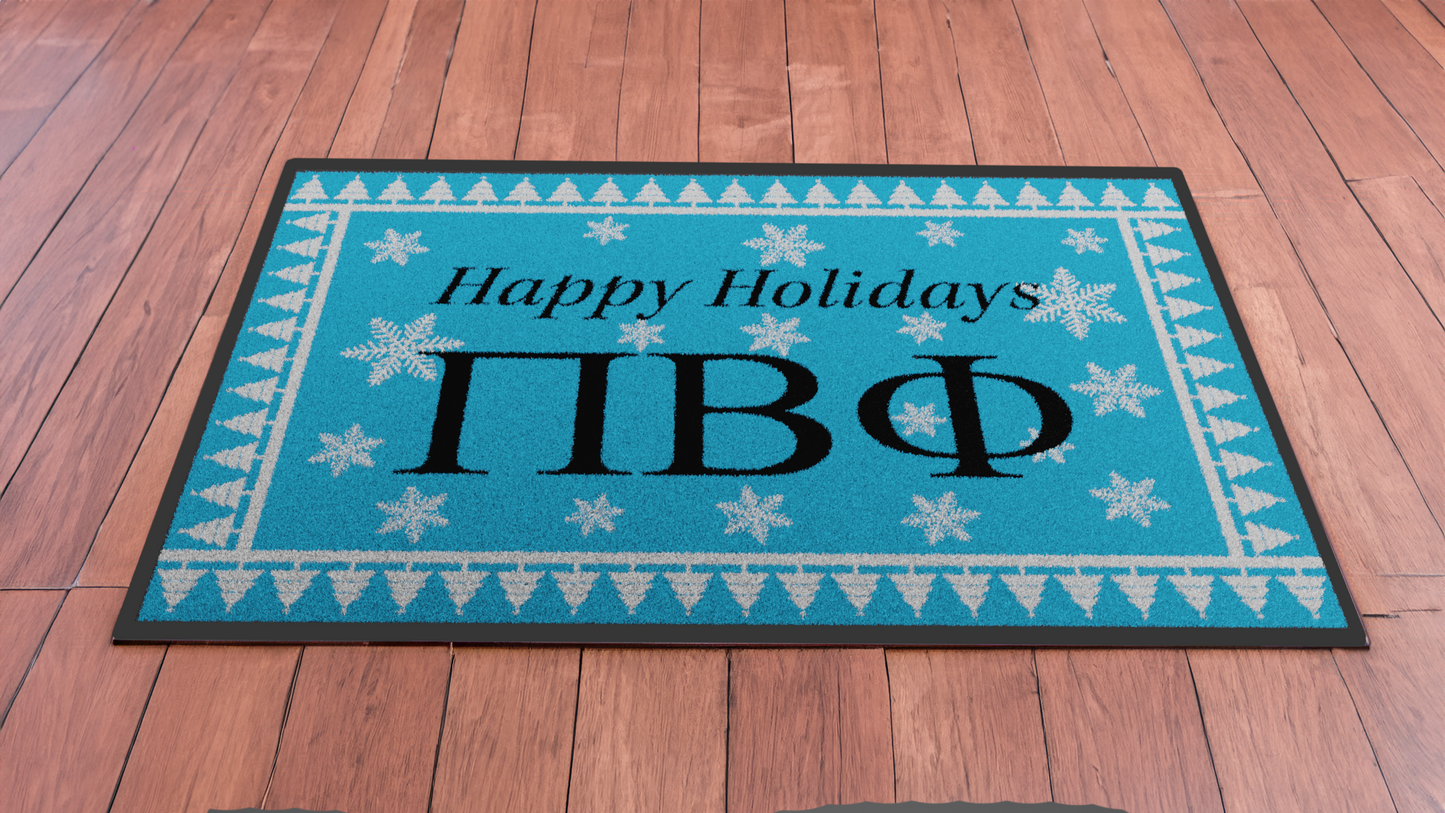 Pi Beta Phi "Let It Snow" Mat (4' x 6')