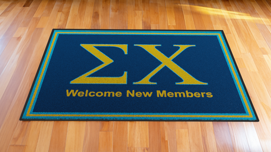 Sigma Chi "New Members"Mat (4' x 6')