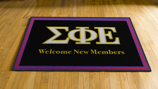 Sigma Phi Epsilon "New Members" Mat (4' x 6')