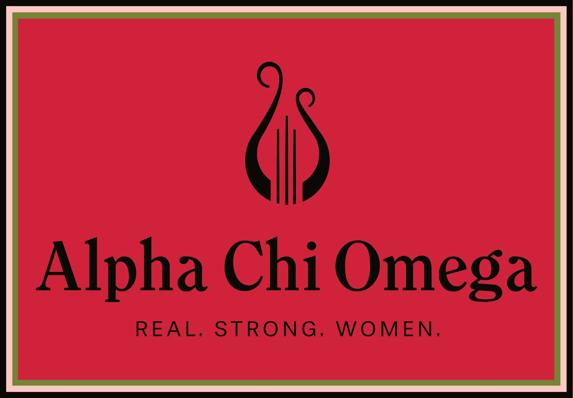 Alpha Chi Omega "Spirit" Rug (4' x 5') - Greek-Rugs.com