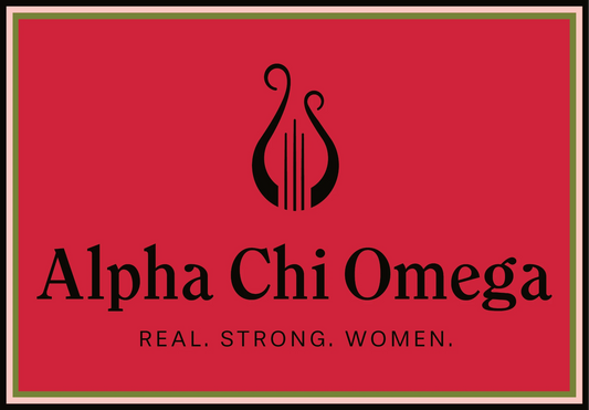 Alpha Chi Omega "Spirit" Rug (4' x 5') - Greek-Rugs.com