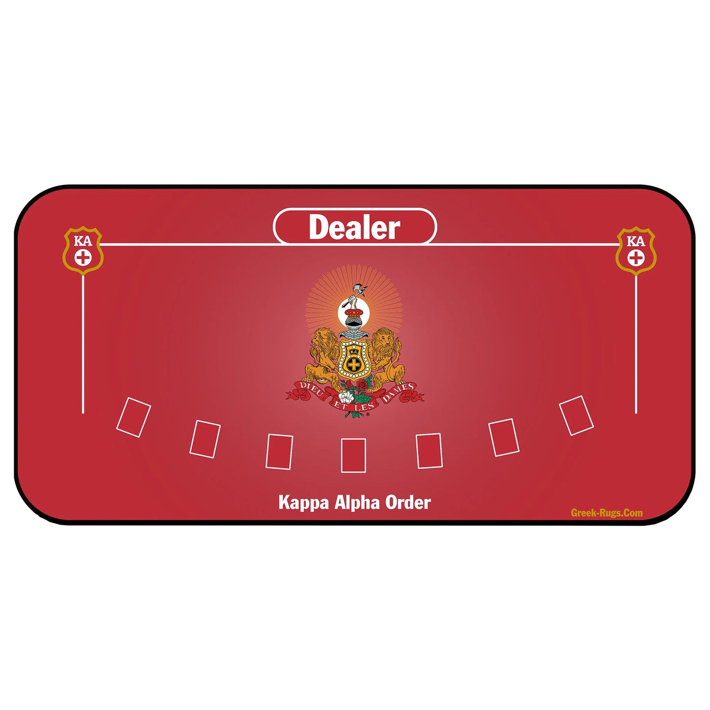 Kappa Alpha Order Blackjack Mat