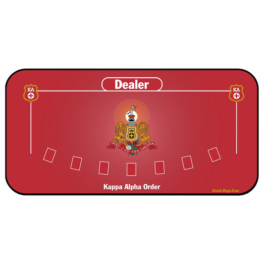 Kappa Alpha Order Blackjack Mat