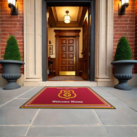 Kappa Alpha Order "Moms" Mat (4' x 6') - Greek-Rugs.com