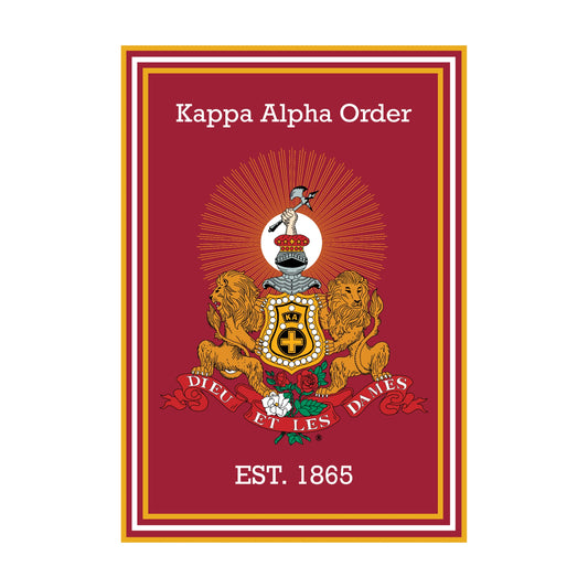 Kappa Alpha Order Rug- Crest