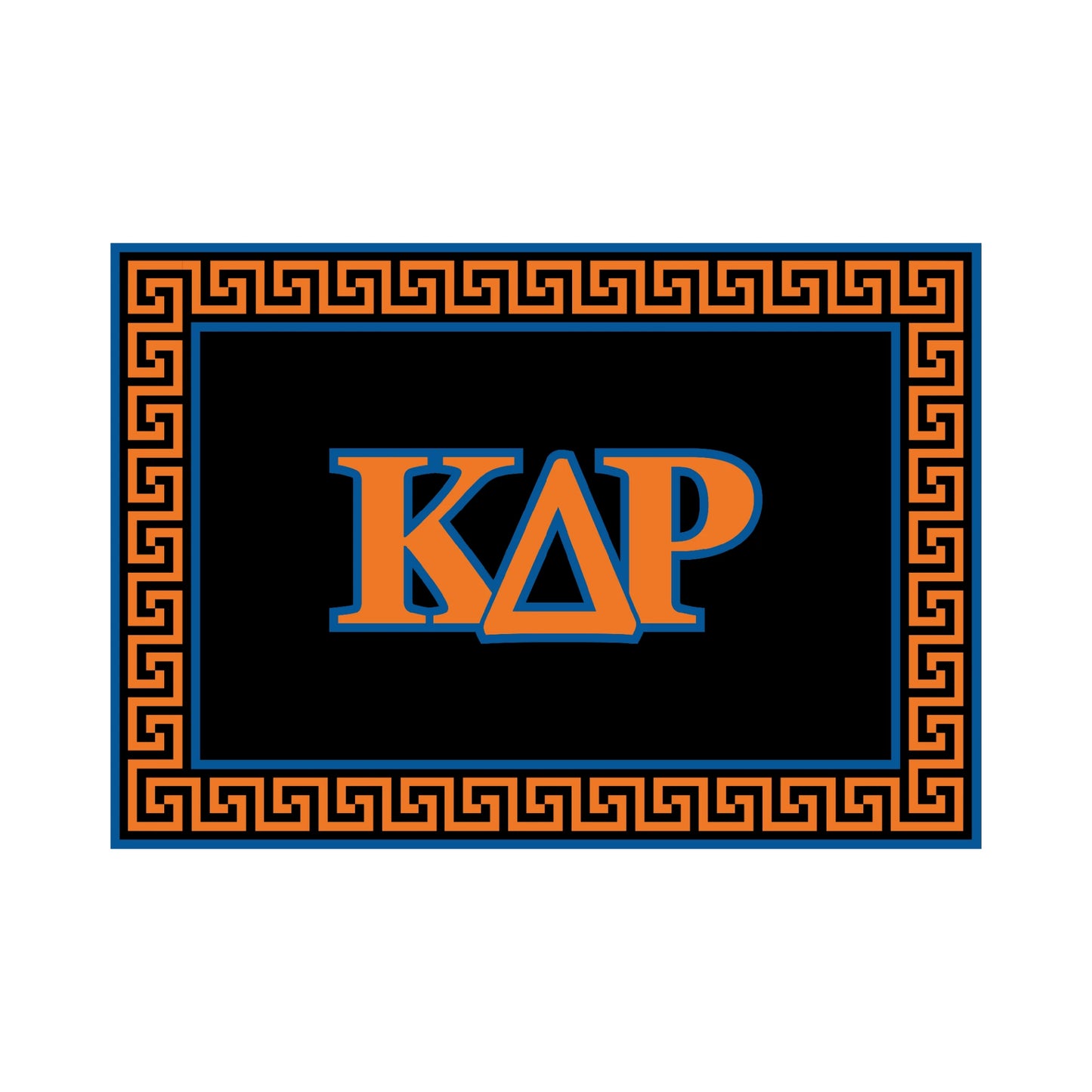 Kappa Delta Rho Rug- Letters
