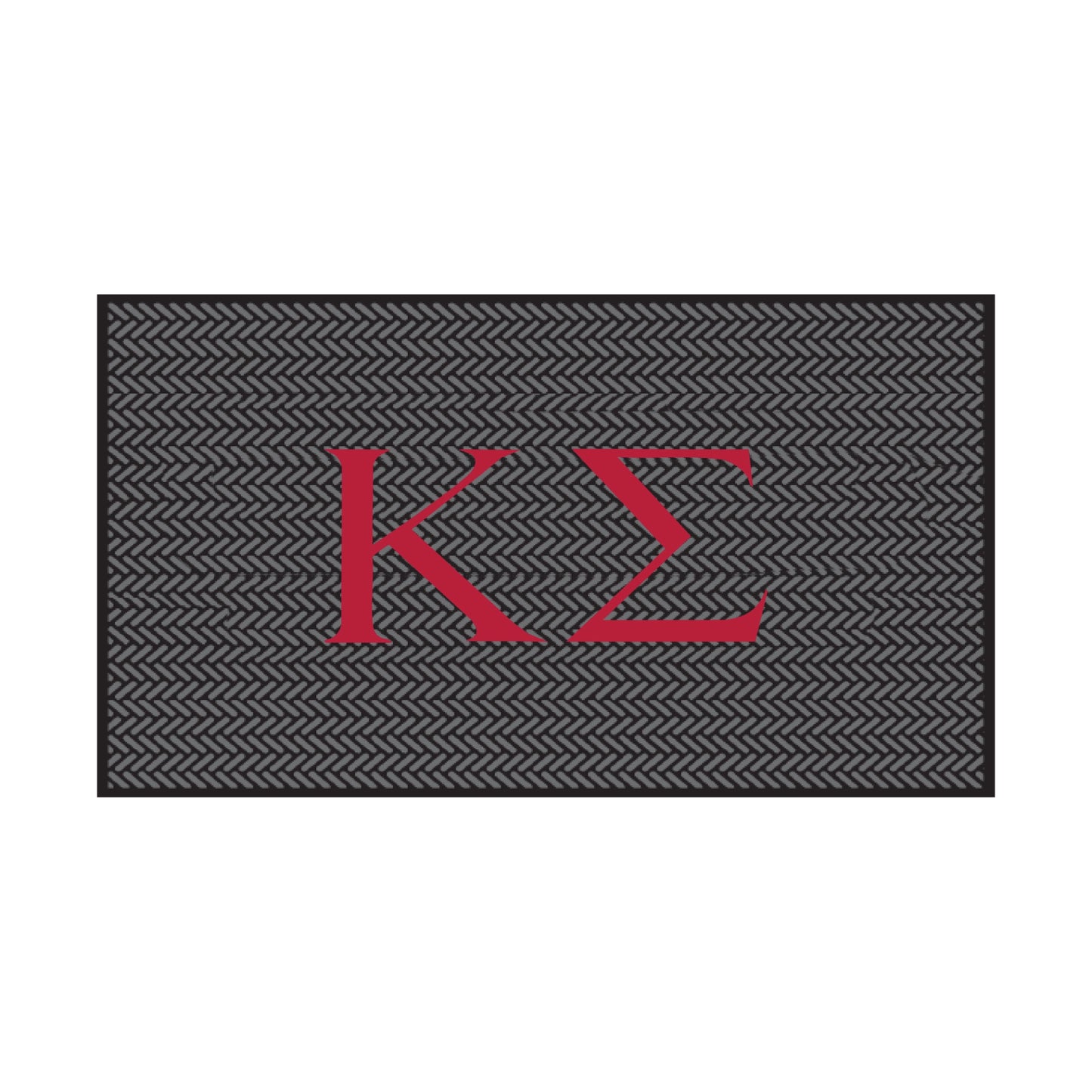 Kappa Sigma Scraper Mat- Letters