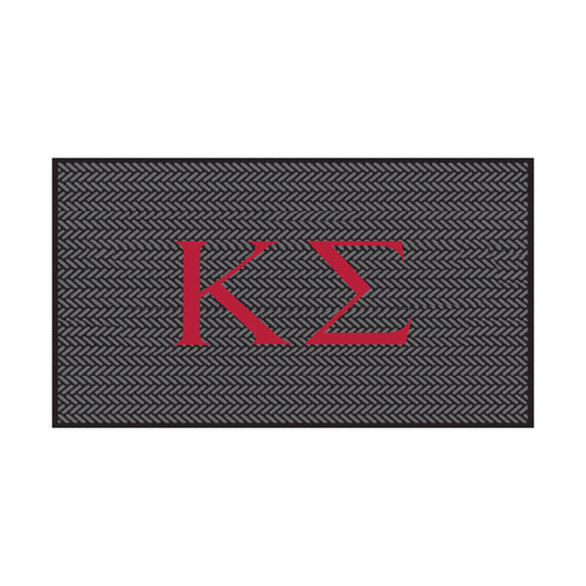 Kappa Sigma Scraper Mat- Letters