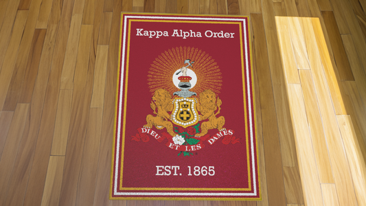Kappa Alpha Order "Crest" Rug (5'4" x  7'8")