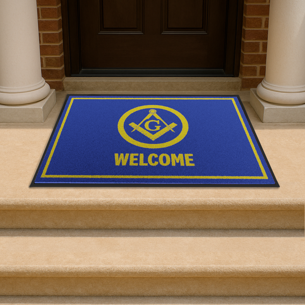 Freemason Welcome Mat