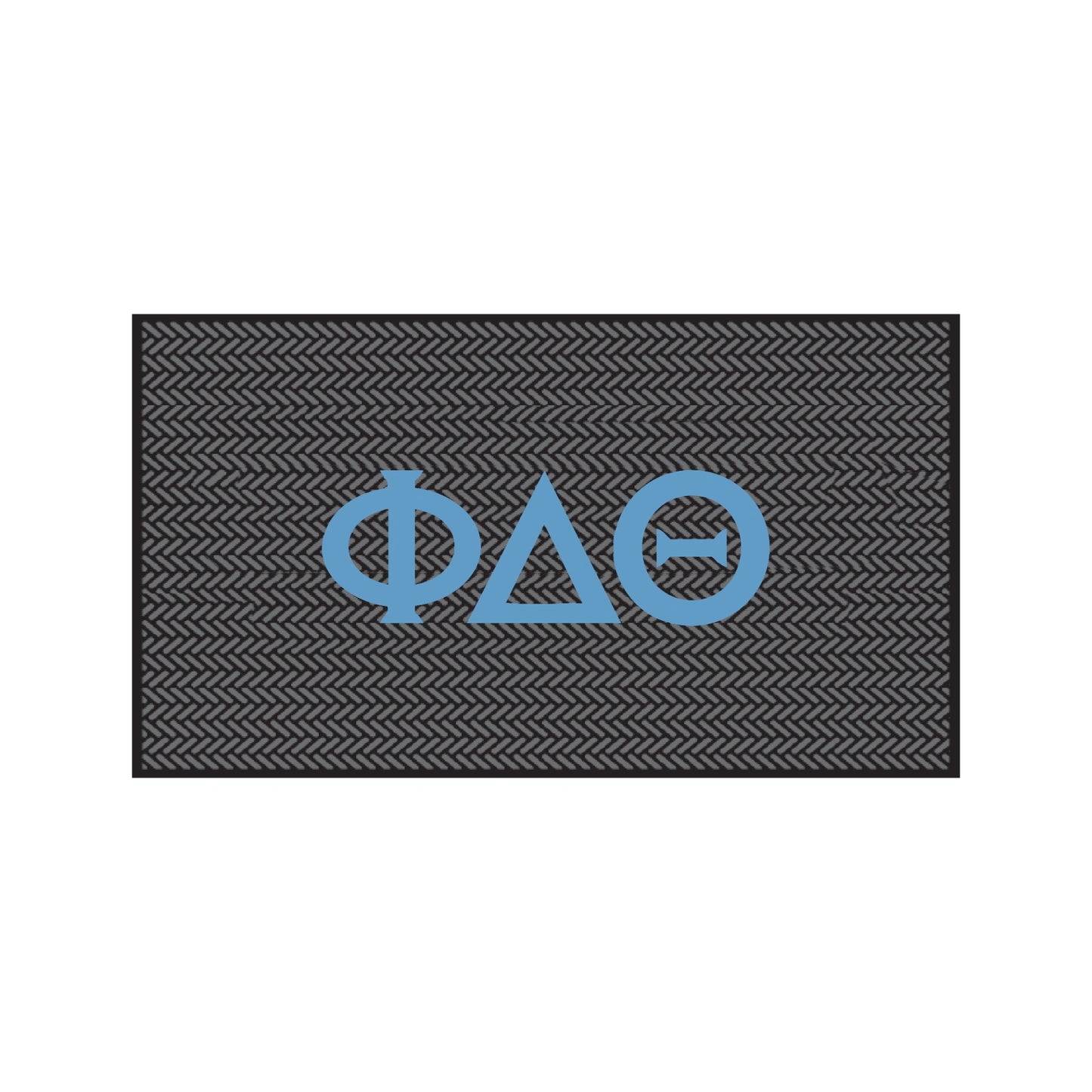 Phi Delta Theta Scraper Mat- Letters