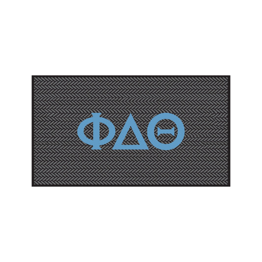 Phi Delta Theta Scraper Mat- Letters
