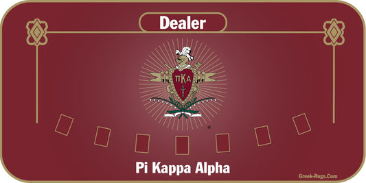 Pi Kappa Alpha Blackjack Mat