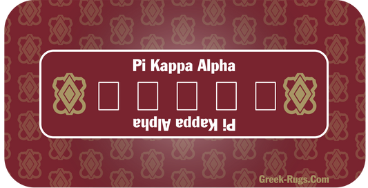 Pi Kappa Alpha Poker Mat