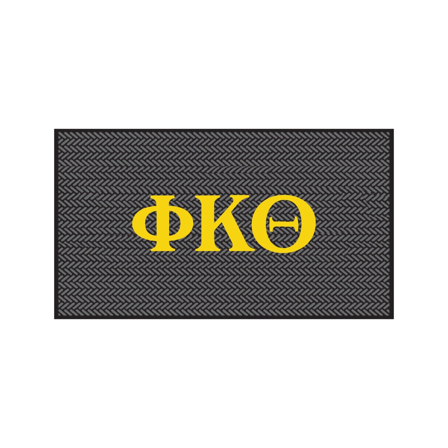 Phi Kappa Theta Scraper Mat- Letters