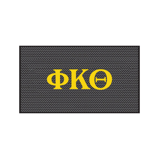Phi Kappa Theta Scraper Mat- Letters