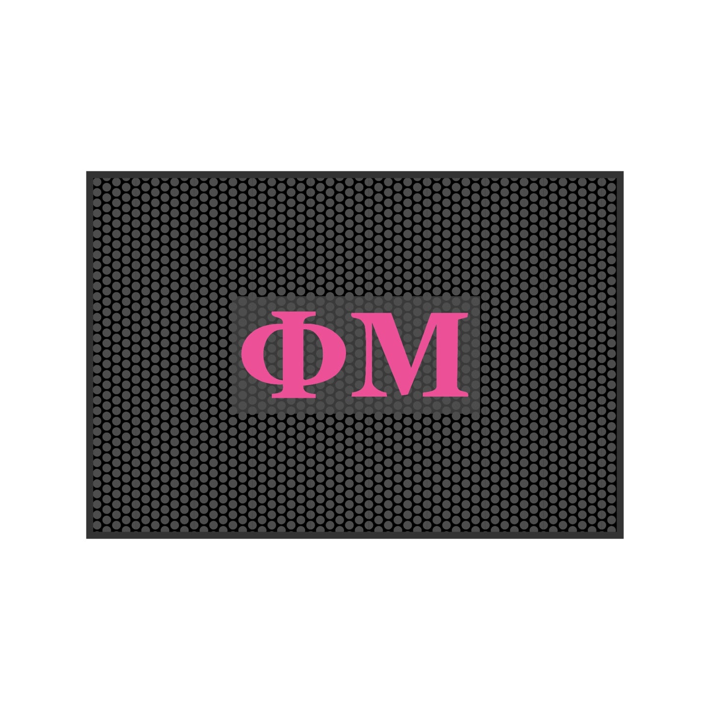 Phi Mu Scraper Mat- Letters