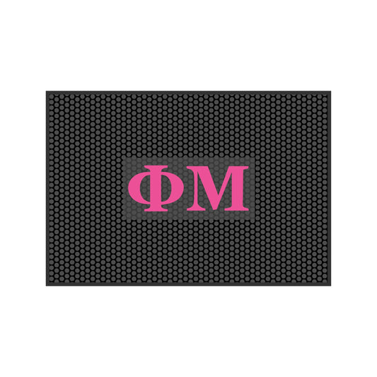 Phi Mu Scraper Mat- Letters