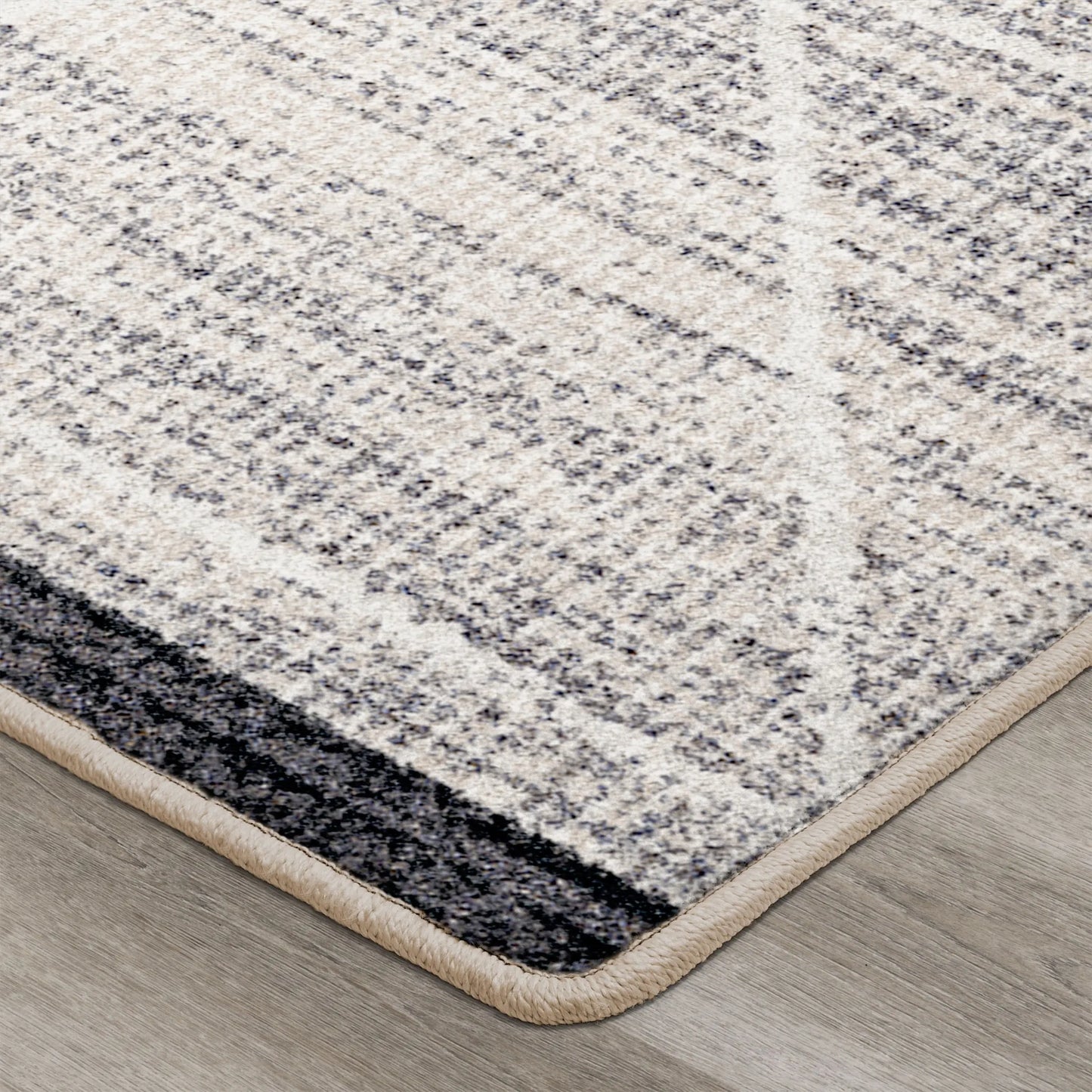 "Cross - Charcoal" Rug