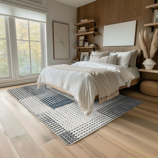 "Interlock - Morse" Rug