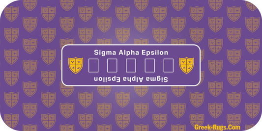 Sigma Alpha Epsilon Poker Mat