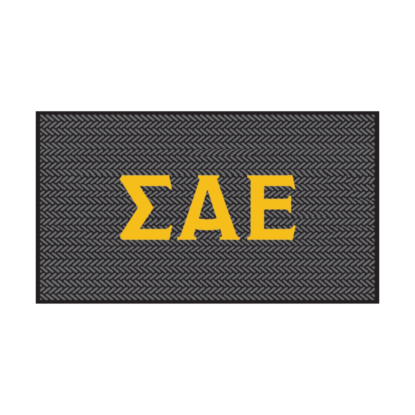 Sigma Alpha Epsilon Scraper Mat- Letters
